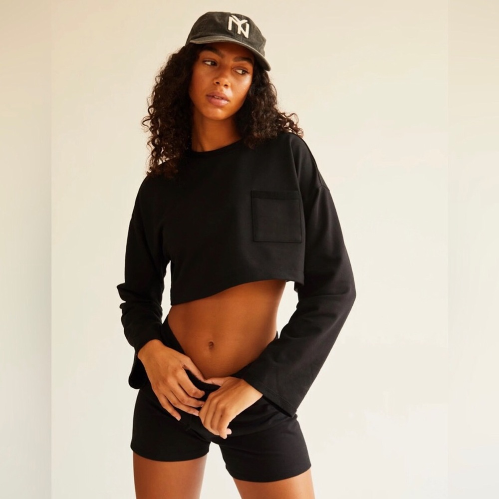 NWT Free People Movement Sunny Set Black Small